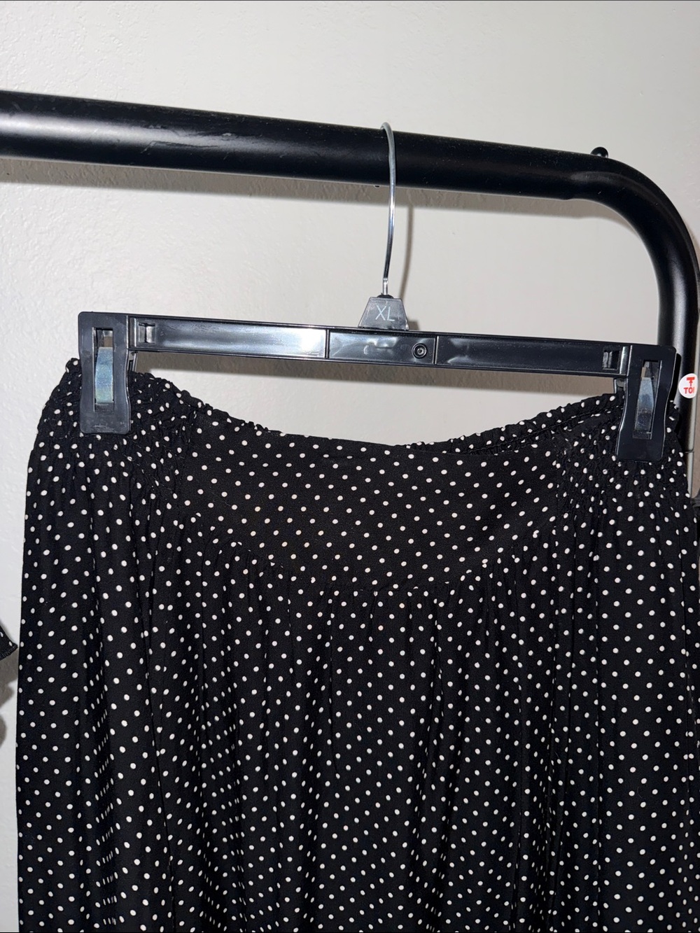 Free People Black White Polka Dot Asymmetrical Skirt Set 🖤🤍 - Picture 8 of 10